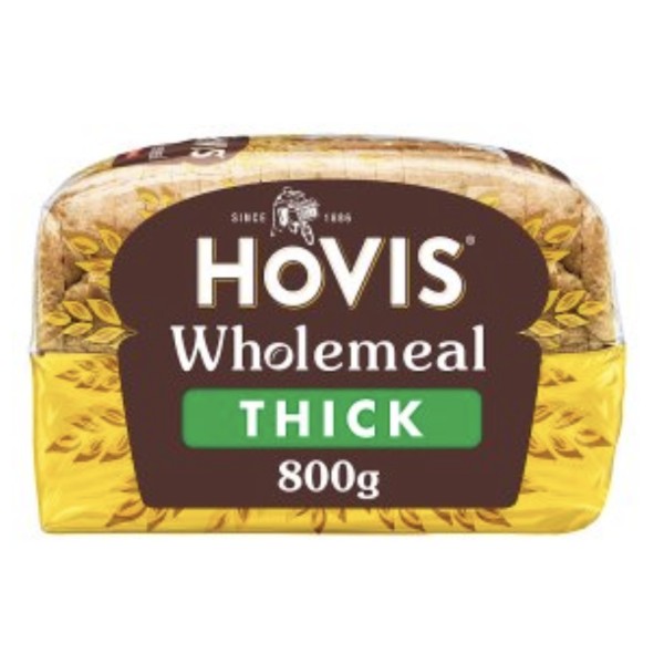 800g Hovis Thick Wholemeal Bread